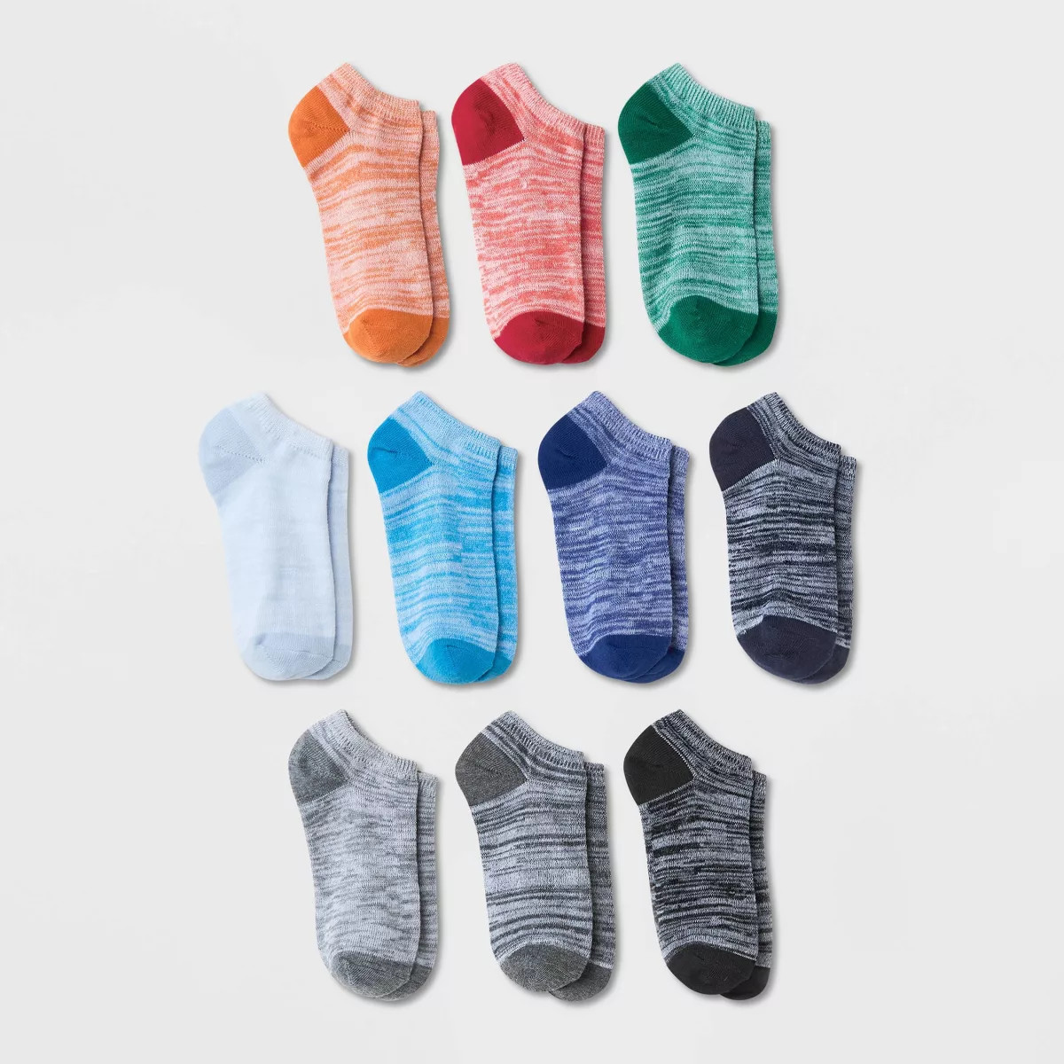 Boys' 10pk Lightweight No Show Socks - Cat & Jack™ | Target