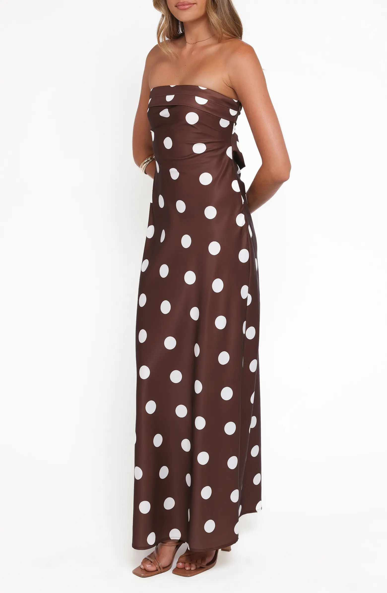 Remmie Cutout Strapless Maxi Dress | Nordstrom
