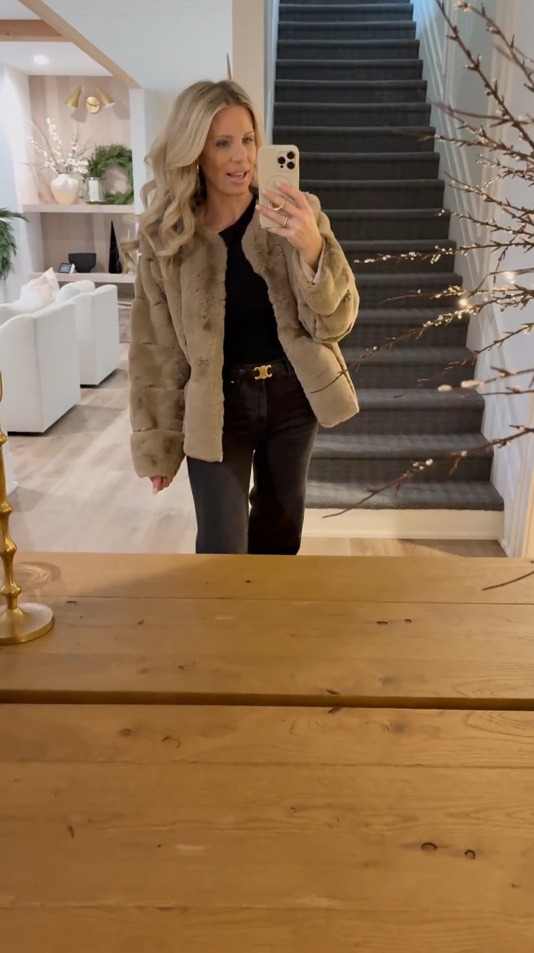 I am absolutely Faux Fur Jackets this year after wearing them in New York this Thanksgiving! The fit, color, style of this is perfect for the Holidays  

#LTKOver40 #LTKStyleTip #LTKHoliday