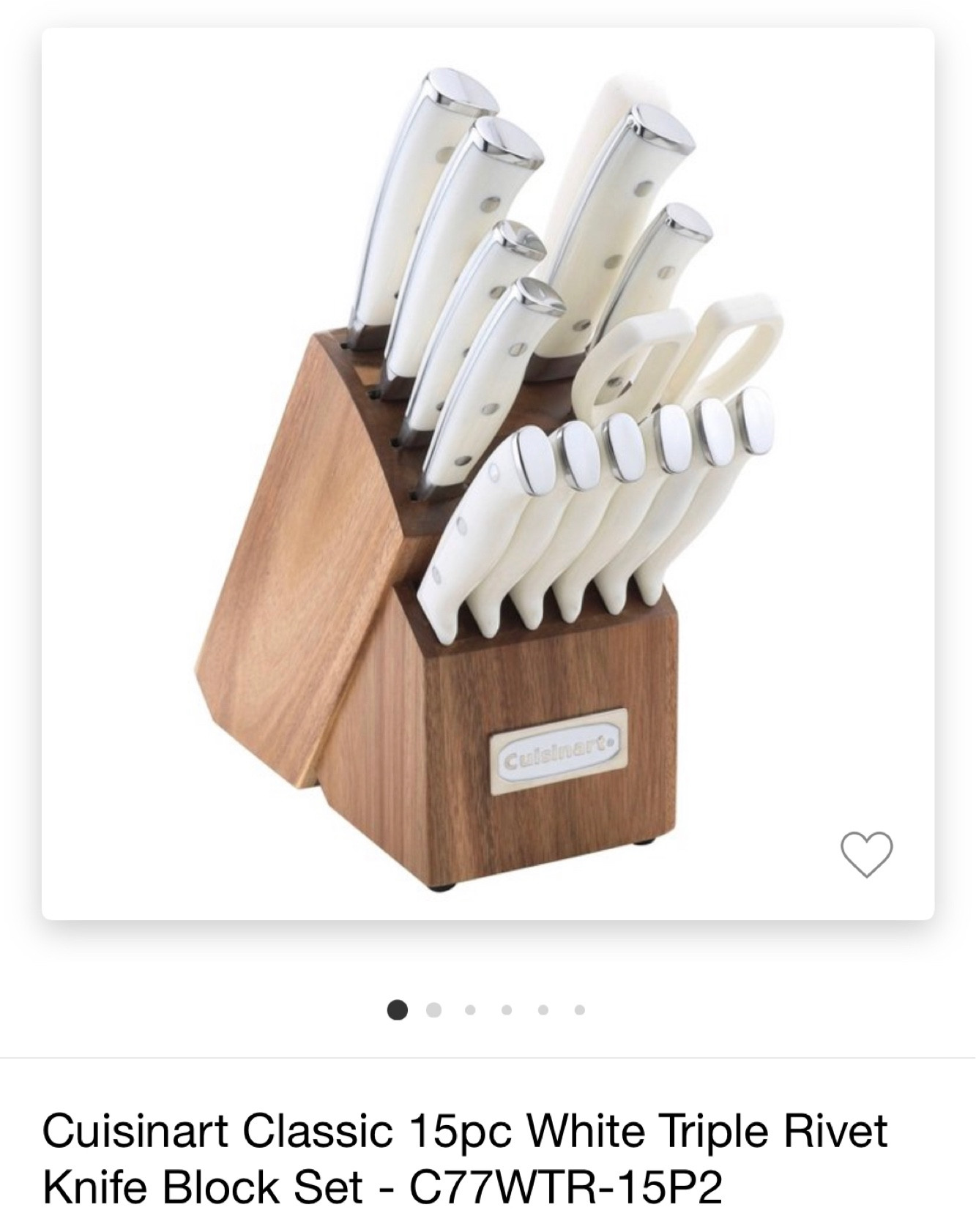 The prettiest knife set 🤍

#LTKhome