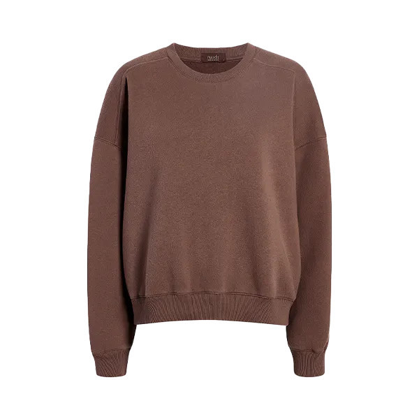 Classic Crewneck Sweatshirt | Coffee - nuuds | nuuds