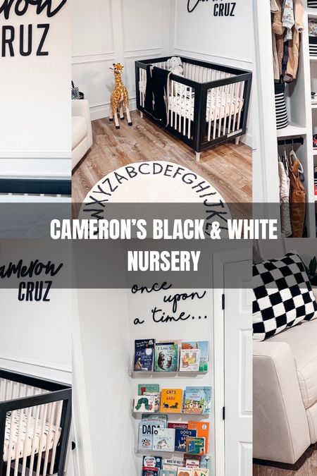 Black & white nursery 🖤🤍

#LTKhome #LTKfamily #LTKbaby