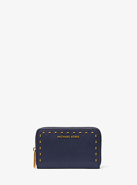 Small Studded Leather Wallet | Michael Kors US