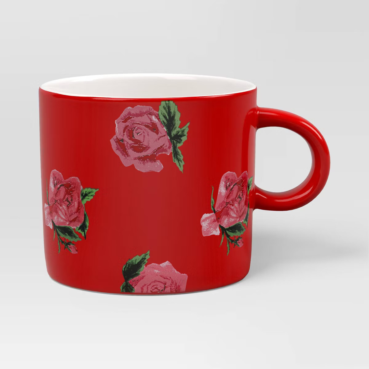 16 fl oz Stoneware You are Loved Rose Print Mug - Threshold™ | Target