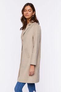 Brushed Longline Button-Front Coat | Forever 21 (US)