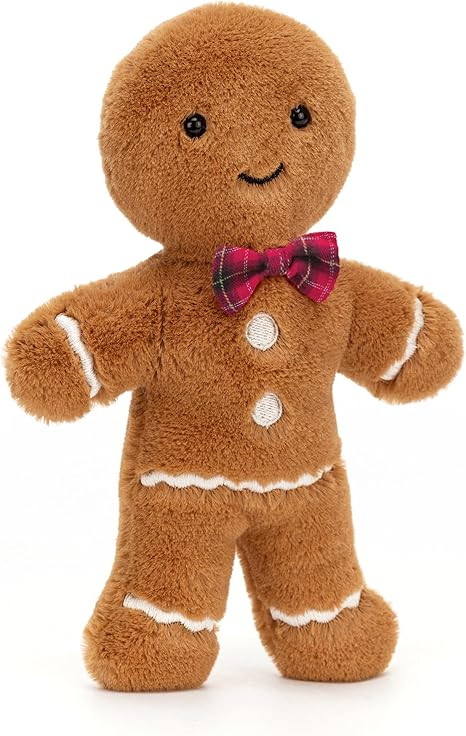 Jellycat Jolly Gingerbread Fred Stuffed Toy, Original 8 inches - Christmas Plush Décor | Amazon (US)