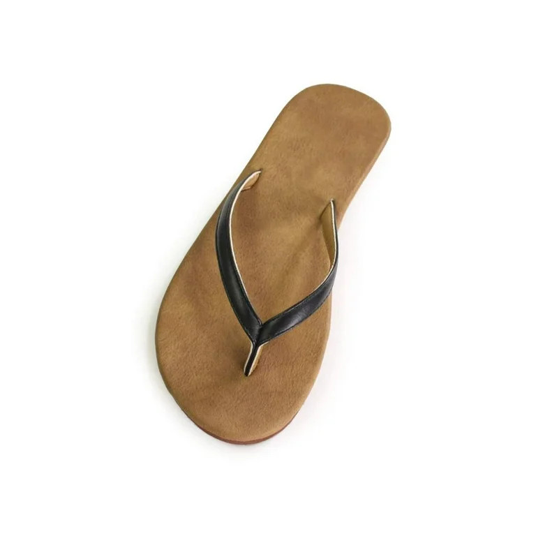 LAVRA Women's Flip Flop Beach Sandals Cushion Thong Style T Strap 10 B(M) US | Walmart (US)