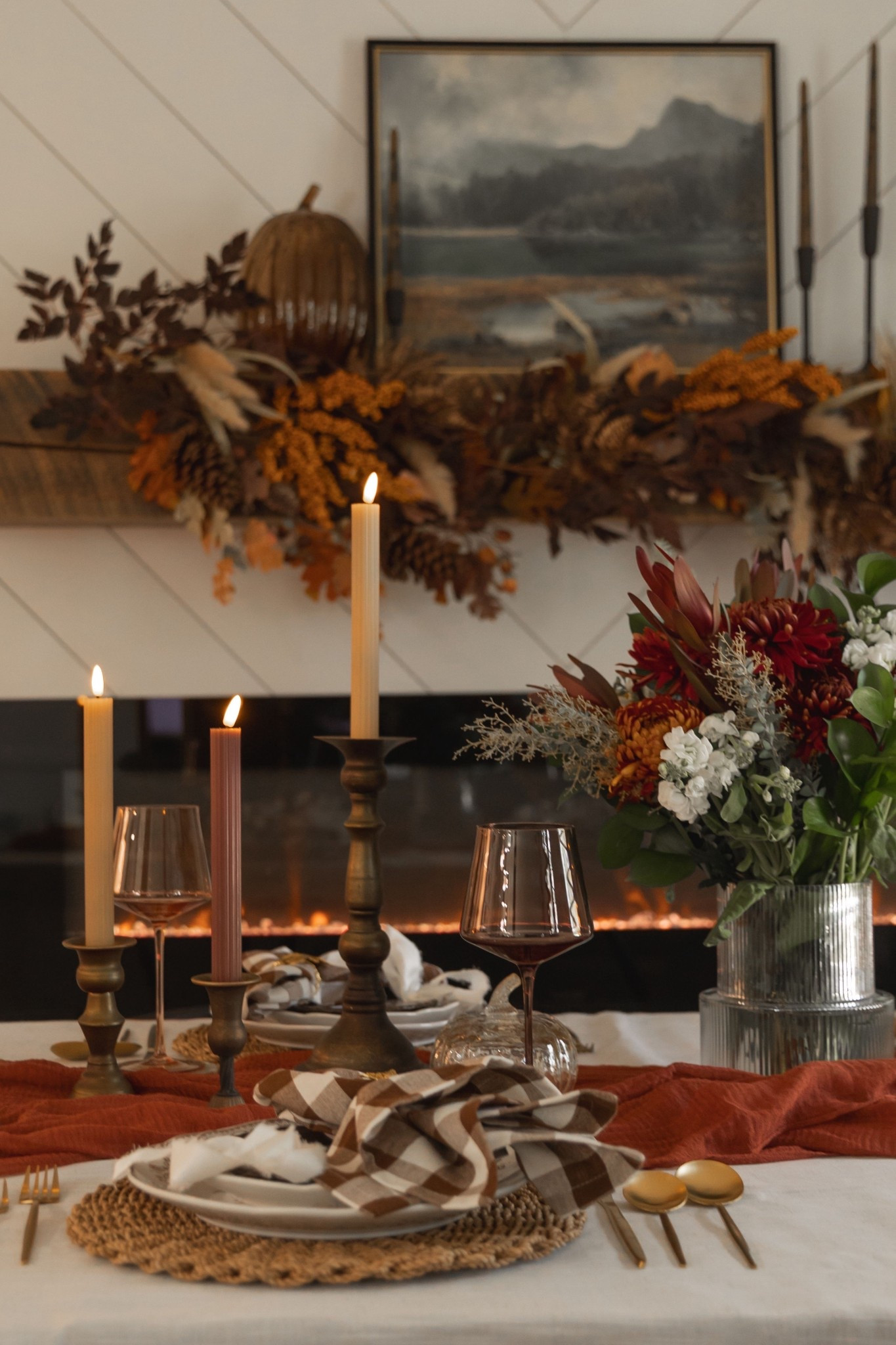 Fall/Thanksgiving tablescape this year is warm and cozy 

#LTKHoliday #LTKHome #LTKSeasonal