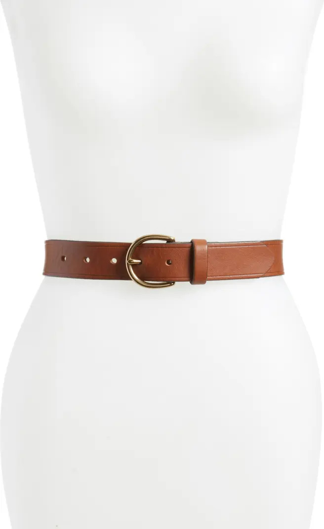Medium Perfect Leather Belt | Nordstrom
