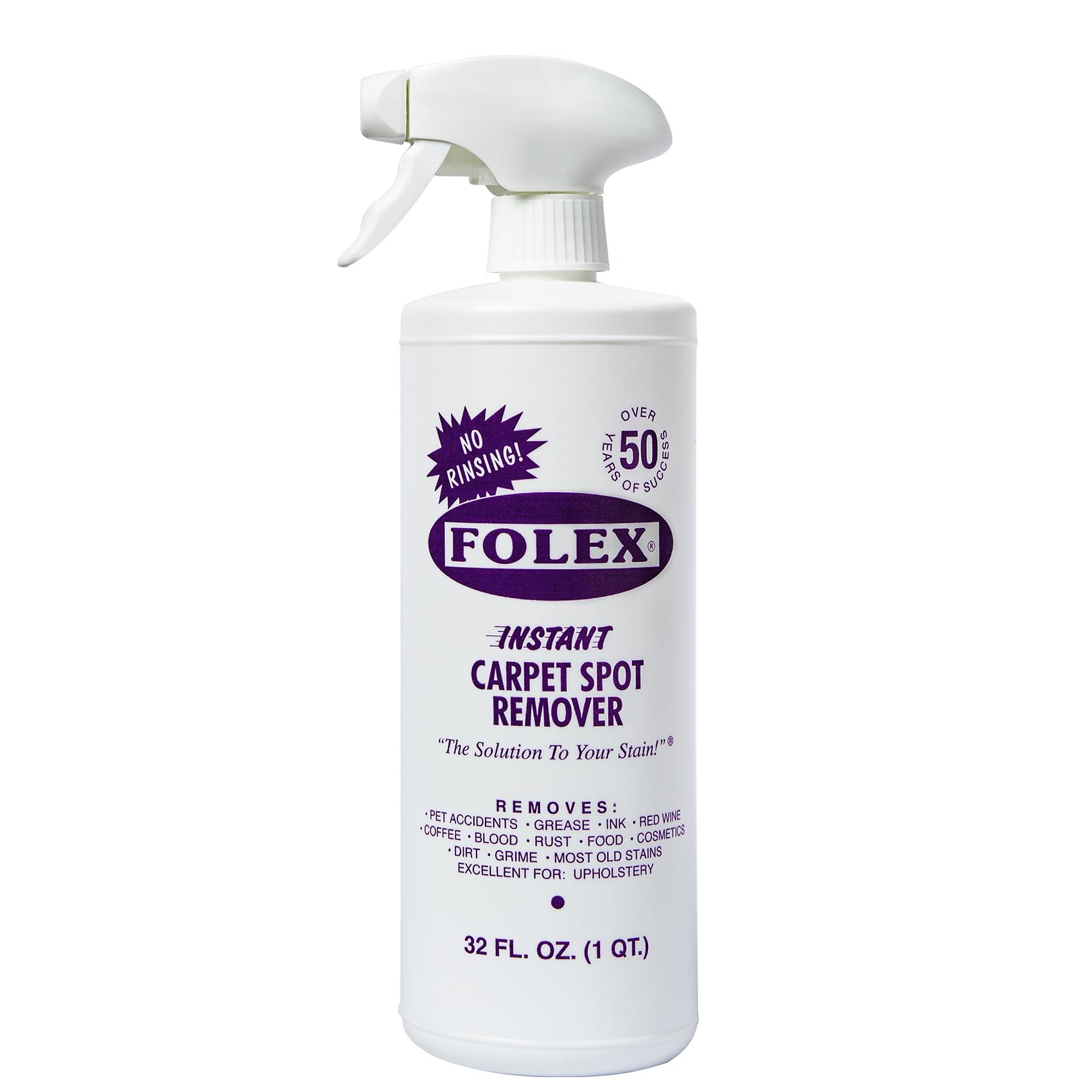 FOLEX 32 oz Instant Carpet Spot Remover Carpet Cleaner - Removes Pet Accidents, Grease, Red Wine ... | Amazon (US)