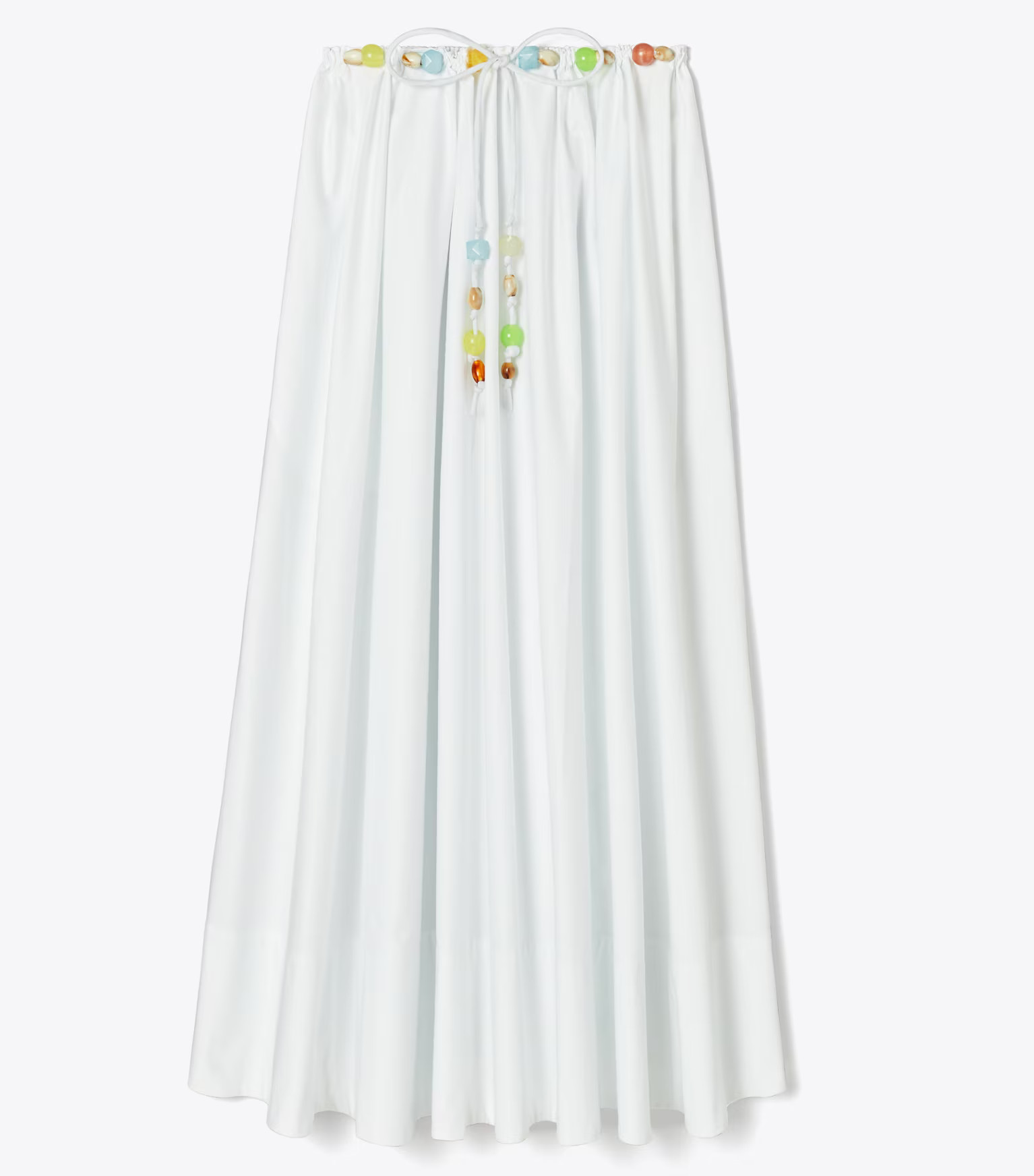 Beaded Cotton Poplin Skirt: Women's Designer Coverups | Tory Burch | Tory Burch (US)