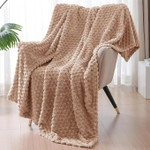 Click for more info about Exclusivo Mezcla Large Soft Fleece Throw Blanket, 50x70 Inches Stylish Jacquard Throw Blanket for...