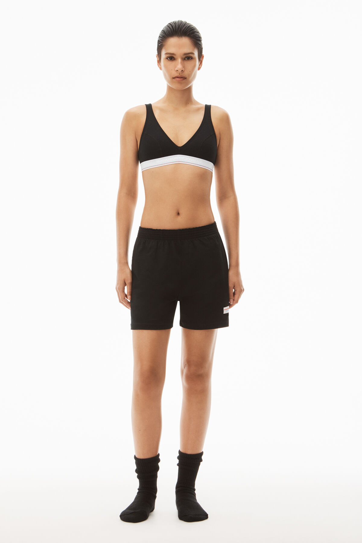 UNISEX SHORT IN COTTON JERSEY | Alexander Wang APAC