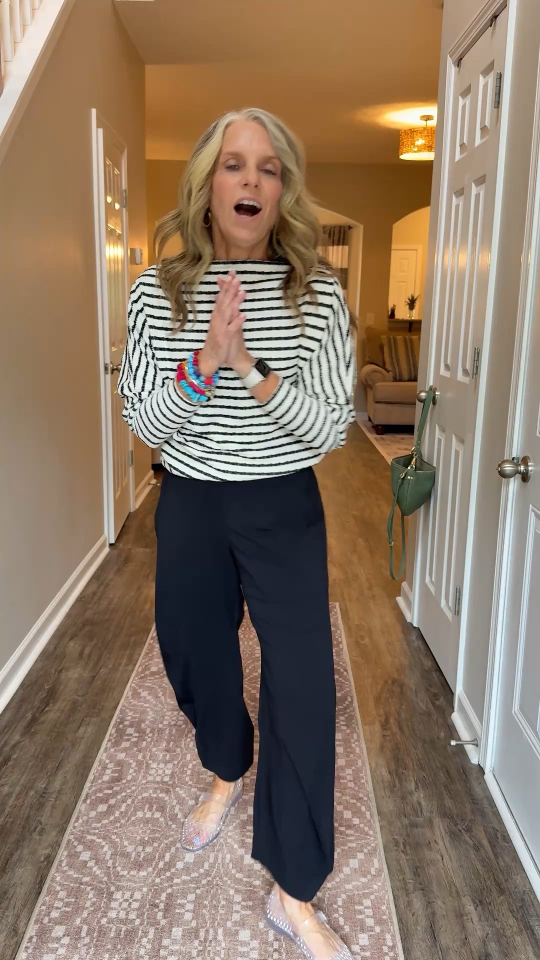 Wearing CS top and 4 pants. Use LISA15 on sweater and COAST20 on Allie + Bess

#LTKgrwm #LTKootd #LTKOver40