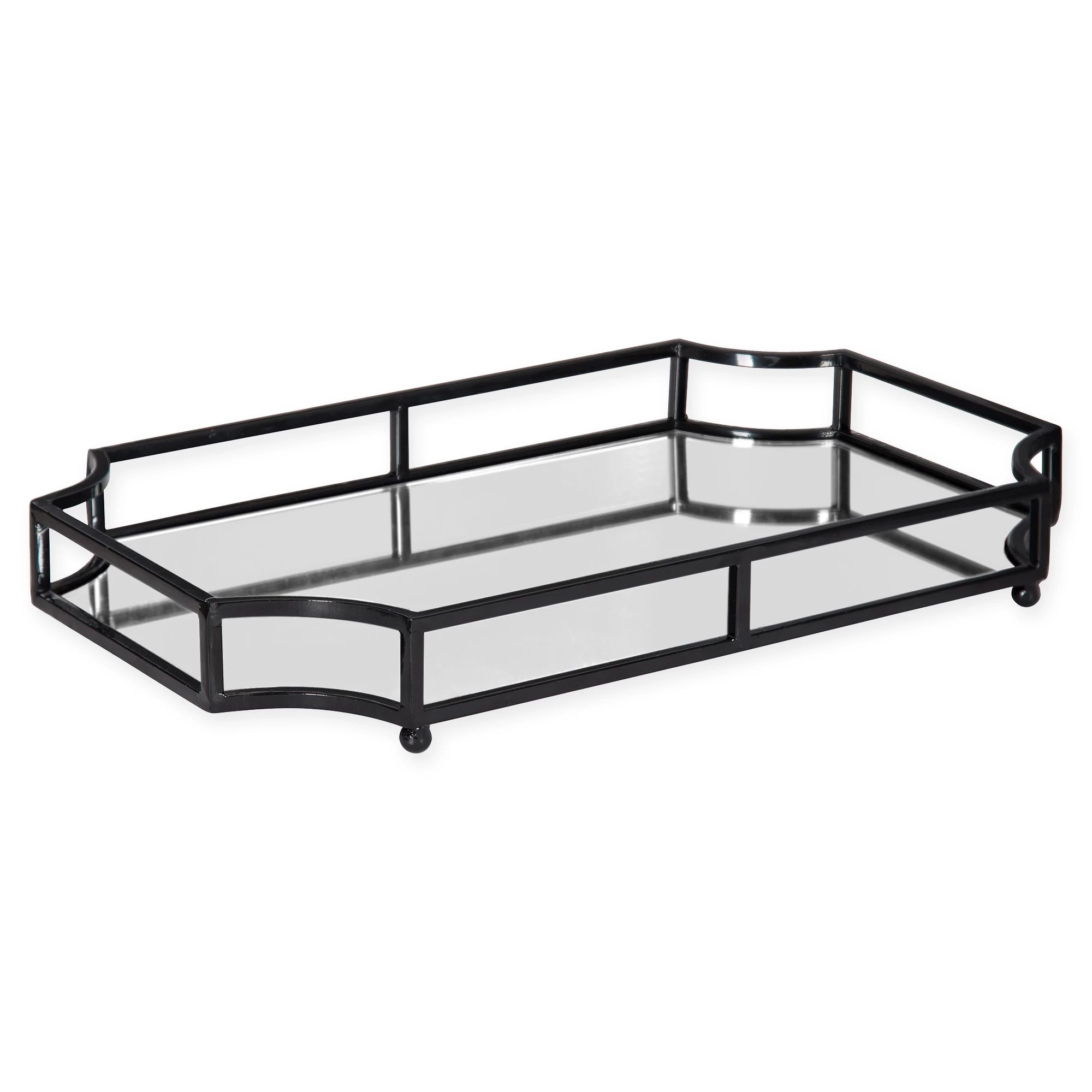 Kate and Laurel Ciel Mirrored Octagonal Tray | Bed Bath & Beyond | Bed Bath & Beyond