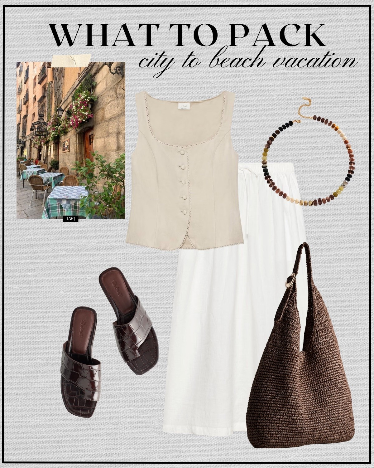 Vacation outfit inspo 

Madrid / Mallorca / Spain / spring style 

#LTKTravel