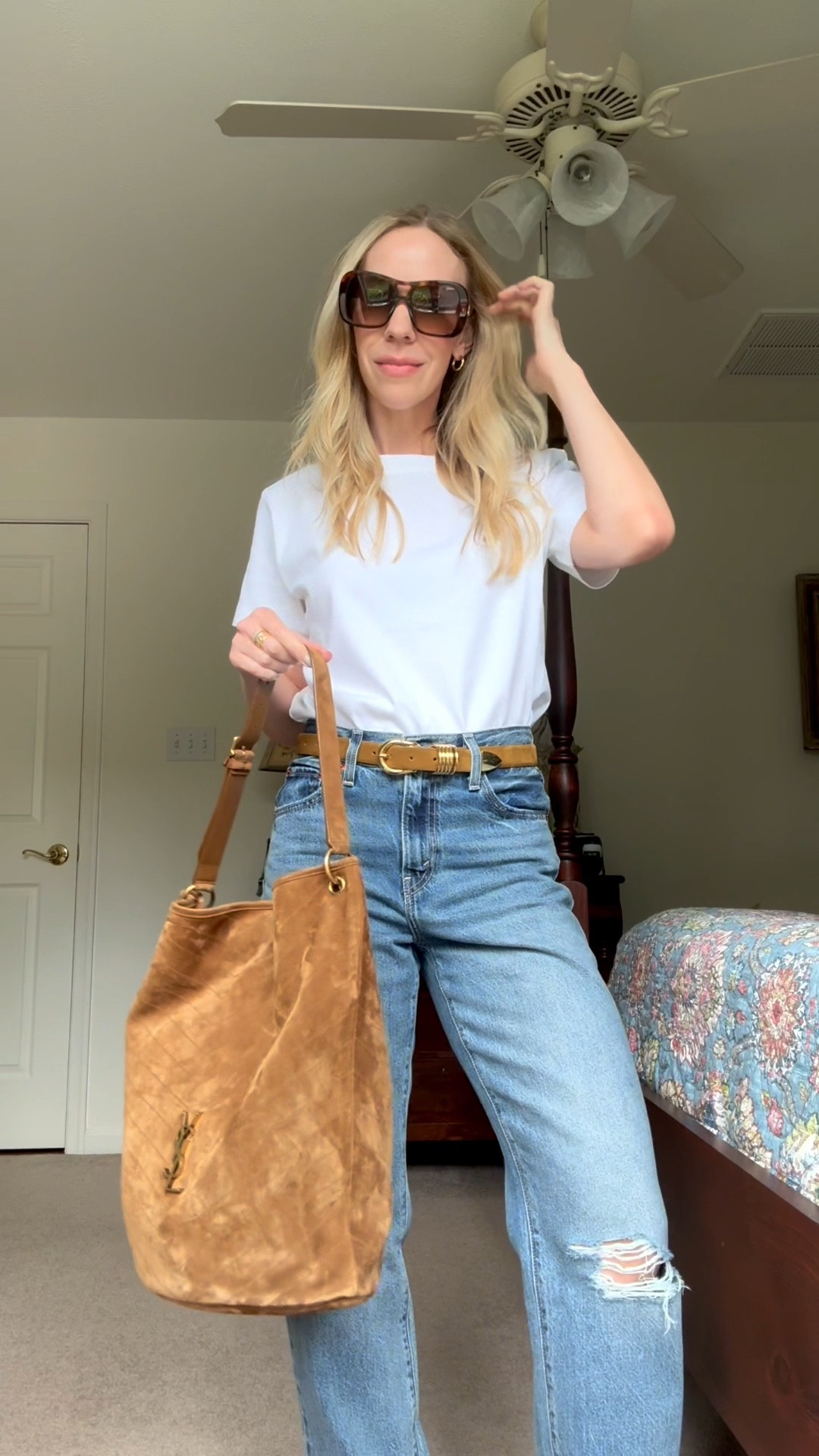 Belt, boots and jeans are all on sale! These are wardrobe staples to invest in now and wear into fall

#LTKSaleAlert #LTKgrwm #LTKOver40