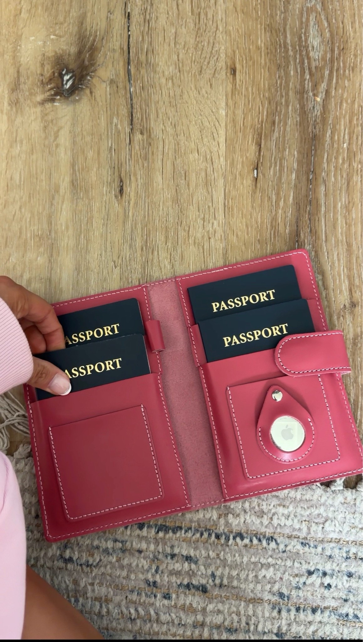 Passport holder came in clutch with the AirTag! ✈️

#LTKTravel #LTKKids #LTKmomlife