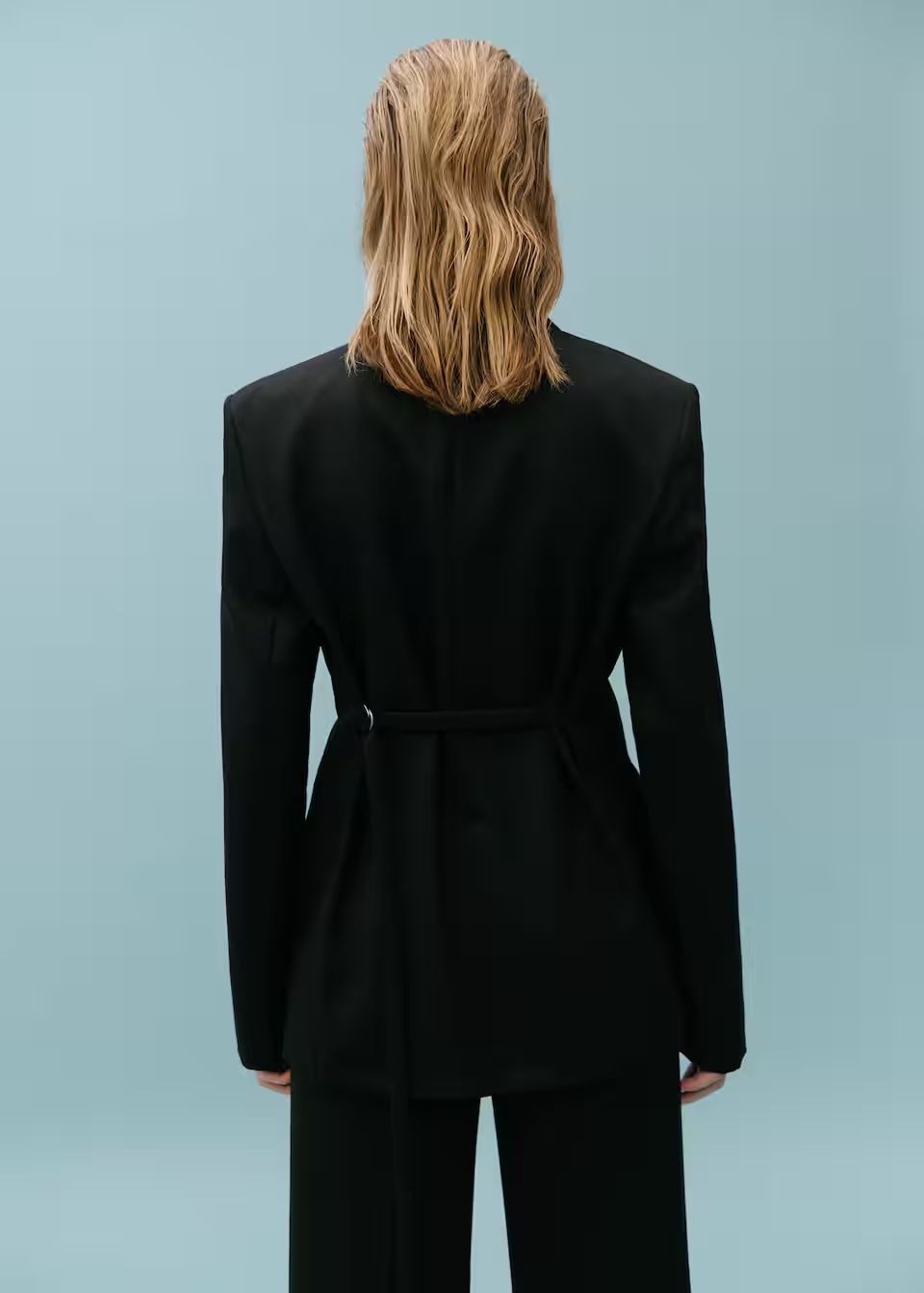 Wool-blend suit jacket -  Women | Mango United Kingdom | MANGO (UK)