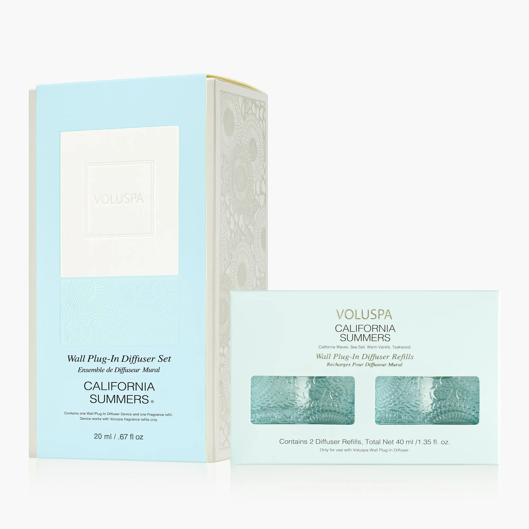 California Summers - Wall Plug-In Starter Kit + Twin Refills Bundle | Voluspa