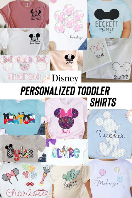 Personalized Disney Toddler Shirts

#LTKunder50 #LTKfamily #LTKtravel