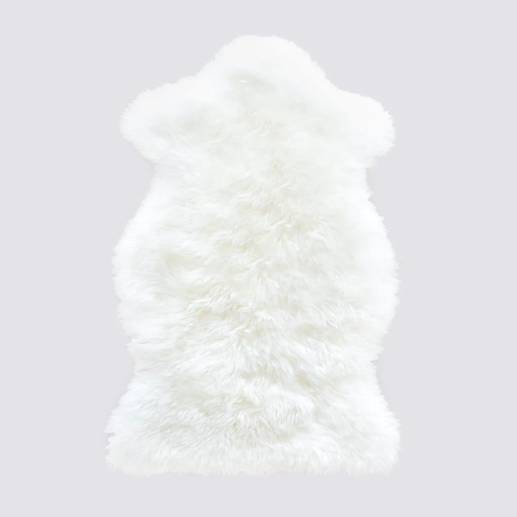 White Sheepskin Throw | Ethically Sourced from Argentina   – The Citizenry | The Citizenry