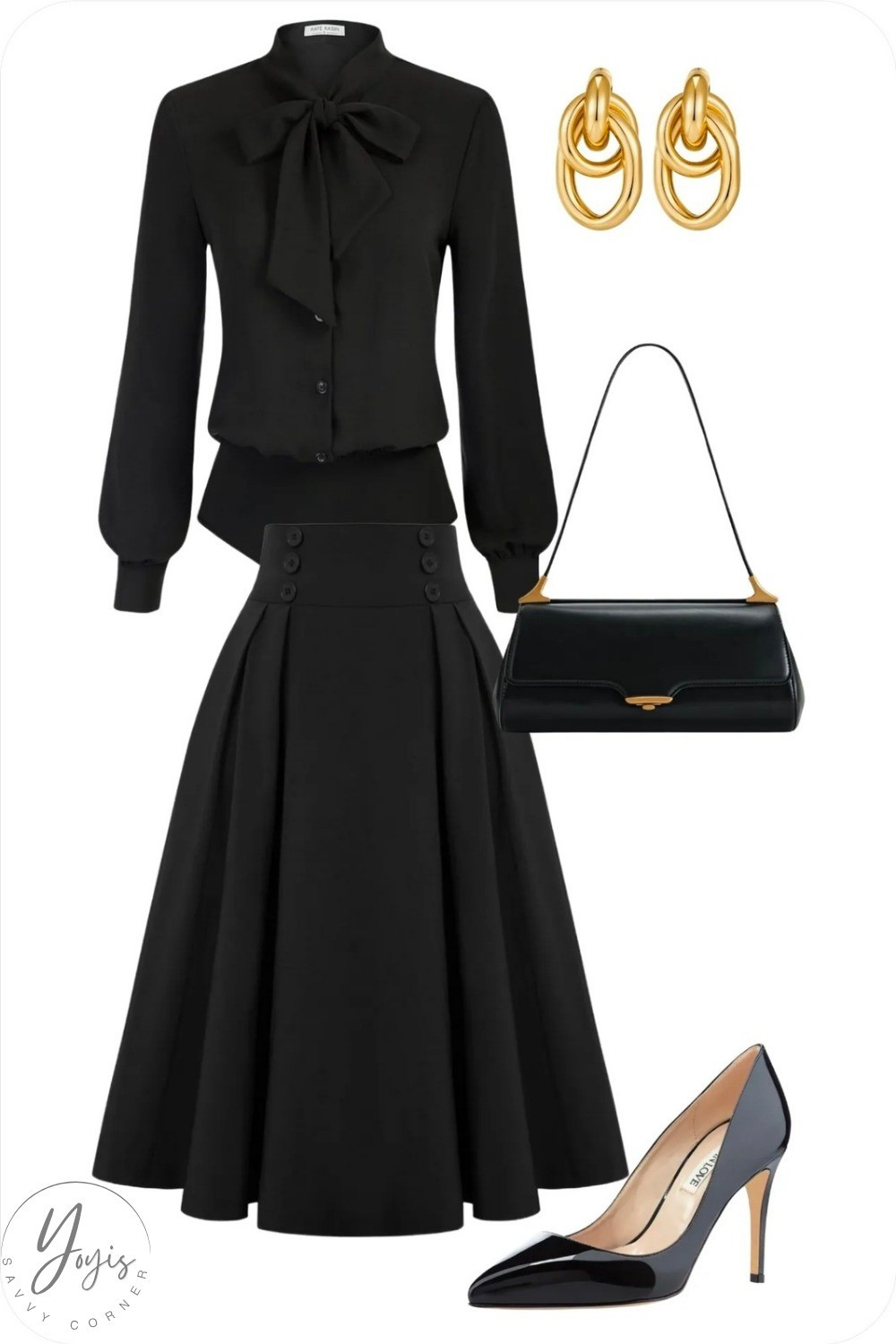 Elegant and timeless outfit for any occasion. Pair this blouse with a midi skirt, high heels, and a shoulder bag.

#LTKSpringSale #LTKootd #LTKSaleAlert