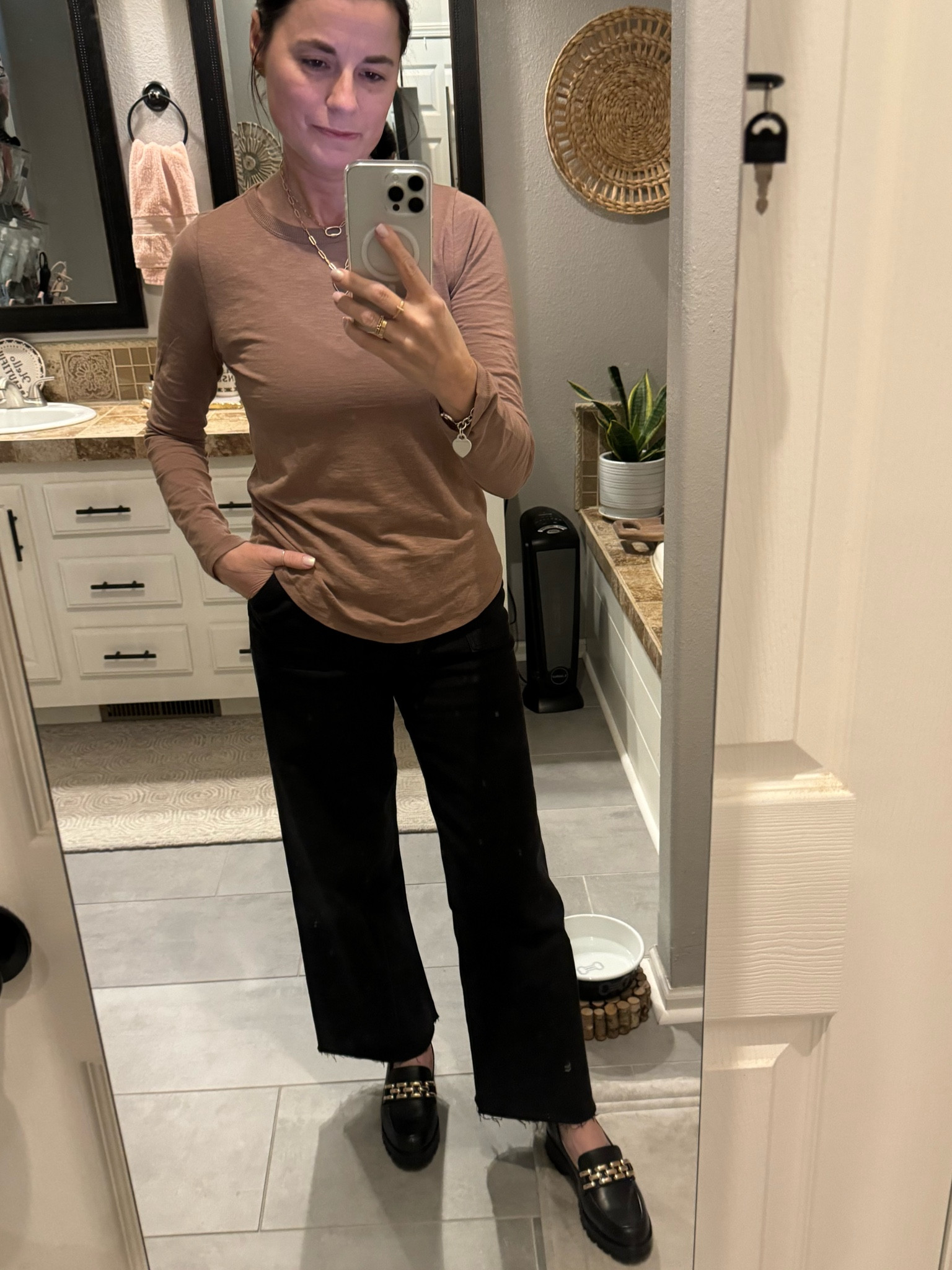 I am in love with these loafers!!!  They seriously make any outfit look elevated!  Not only do they look good, but they are oh so comfy!!!  That’s a win-win ladies!  They run TTS.  

#LTKover40 #LTKstyletip #LTKshoecrush