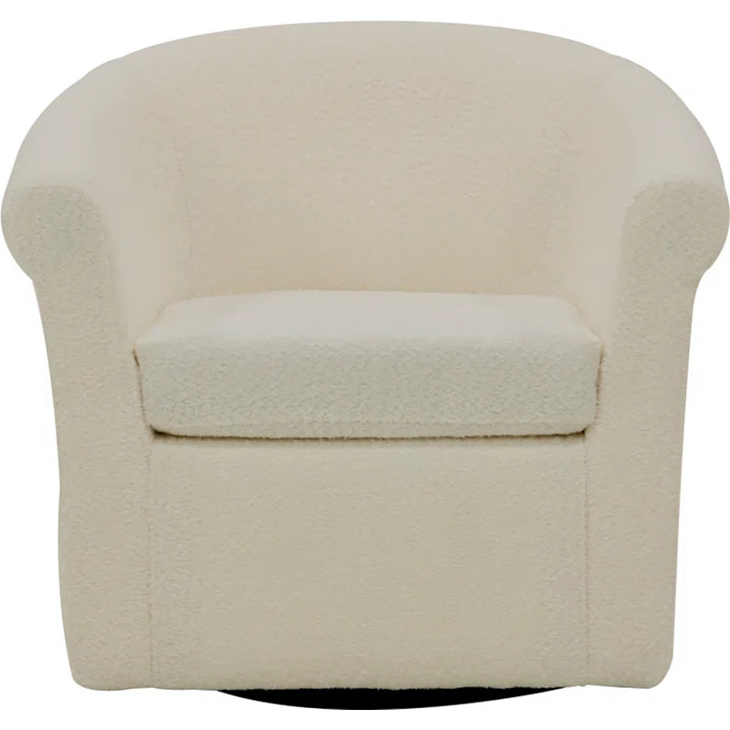 Anstett Upholstered Swivel Barrel Chair | Wayfair North America