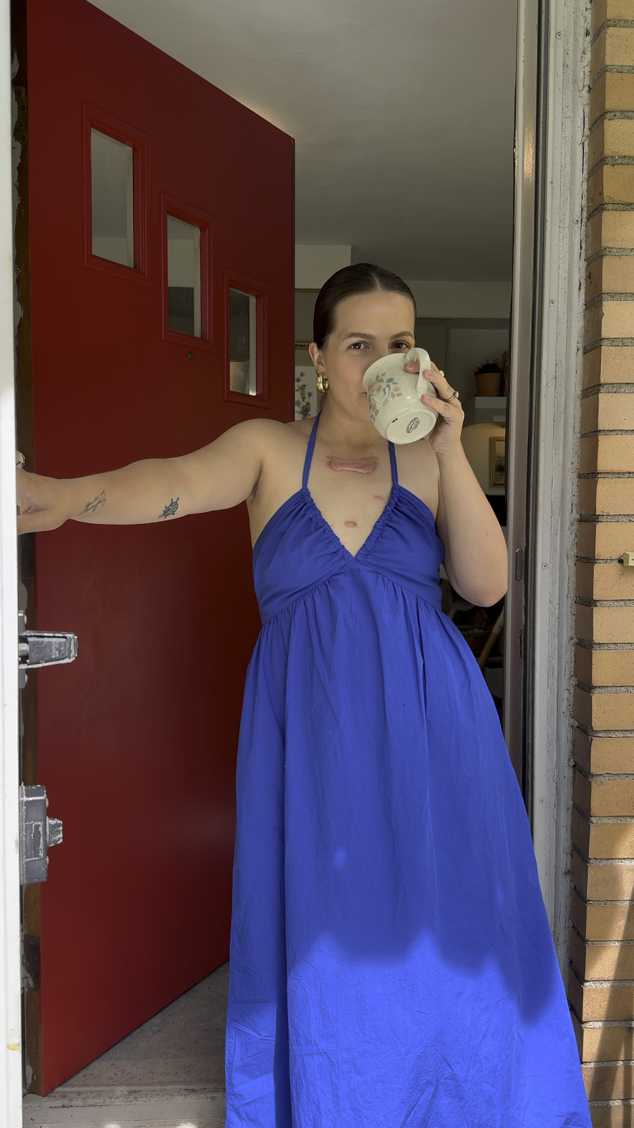 This shade of blue all summer!! 💙Halter neckline with pockets!!! 

#LTKSeasonal #LTKFindsUnder50