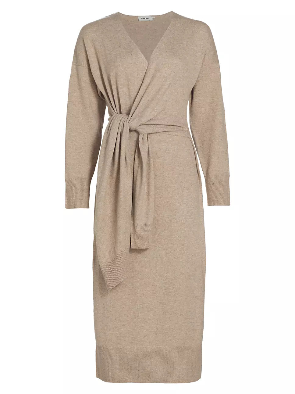 Skyla Knit Wrap Midi-Dress | Saks Fifth Avenue