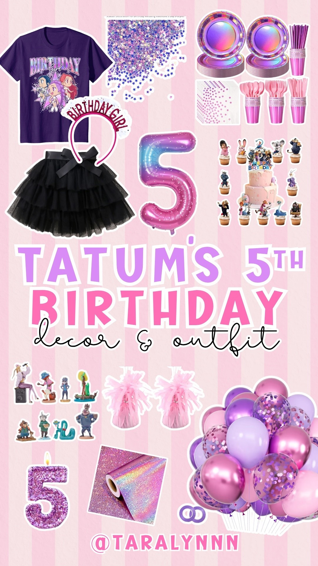Tatum is 5! 🩷 I linked all her birthday decorations, her K pop outfit and all the gifts we gave her! ✨

#kpop #demonhunters #huntrix #amazon #five #5 #birthday #party #girls #kids #birthdaygirl #pink #purple #birthdayparty #momlife 

#LTKmomlife #LTKKids #LTKHome