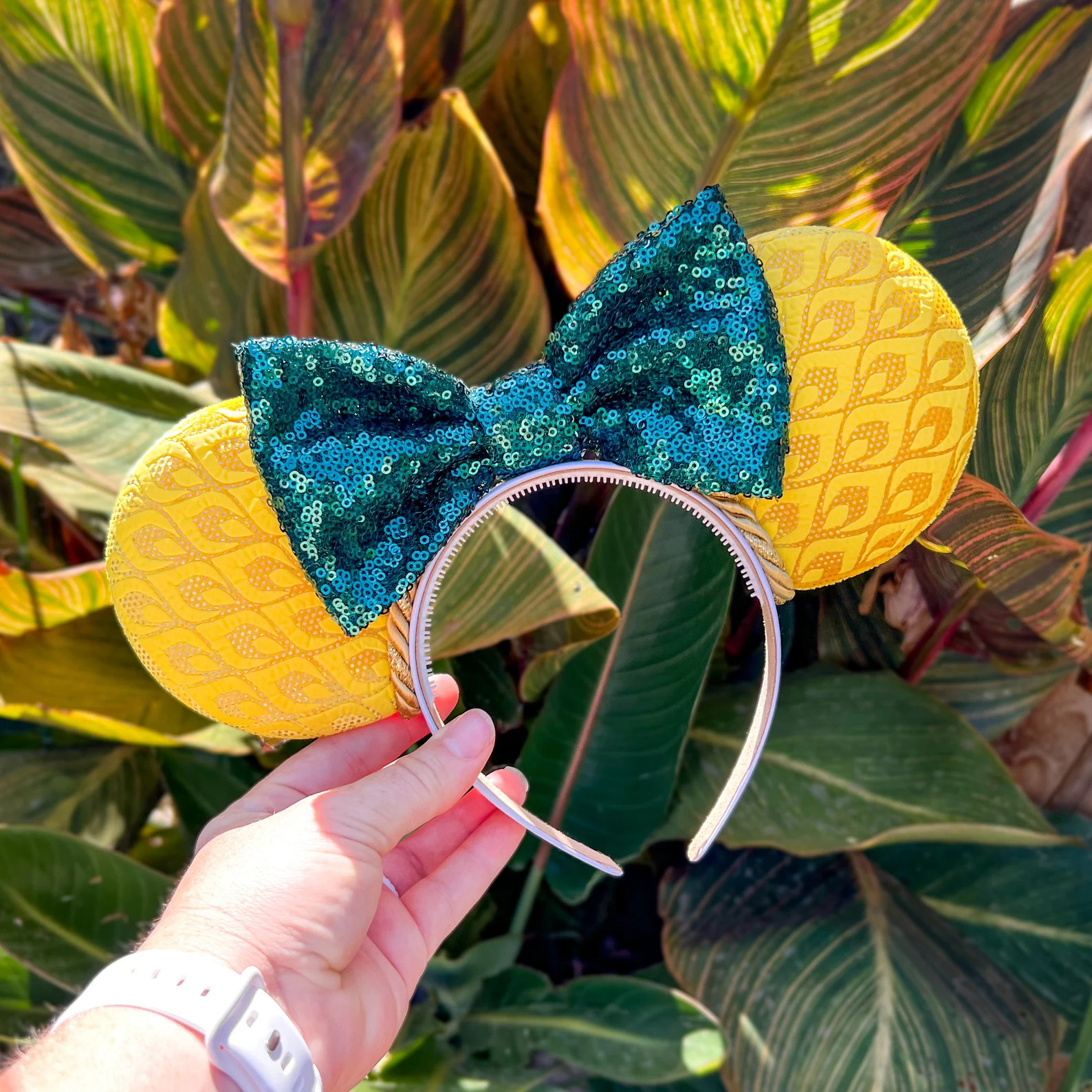 Pineapple Princess Mouse Ears | Etsy (Global)