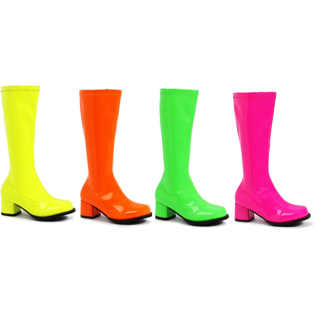 Ellie Low Heel Round Toe Knee High Glitter Go Boots Child Girls Shoes 175/Dora | eBay US