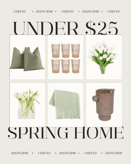Cute and affordable spring home decor finds all under $25! Grab one or a couple favorites to add to any room this spring! 

Amazon Home | Amazon Decor | Spring Decor | Spring Home | Home Decor Favorites | Affordable Home Decor | Spring Pastels 

#LTKfindsunder50 #LTKSeasonal #LTKhome