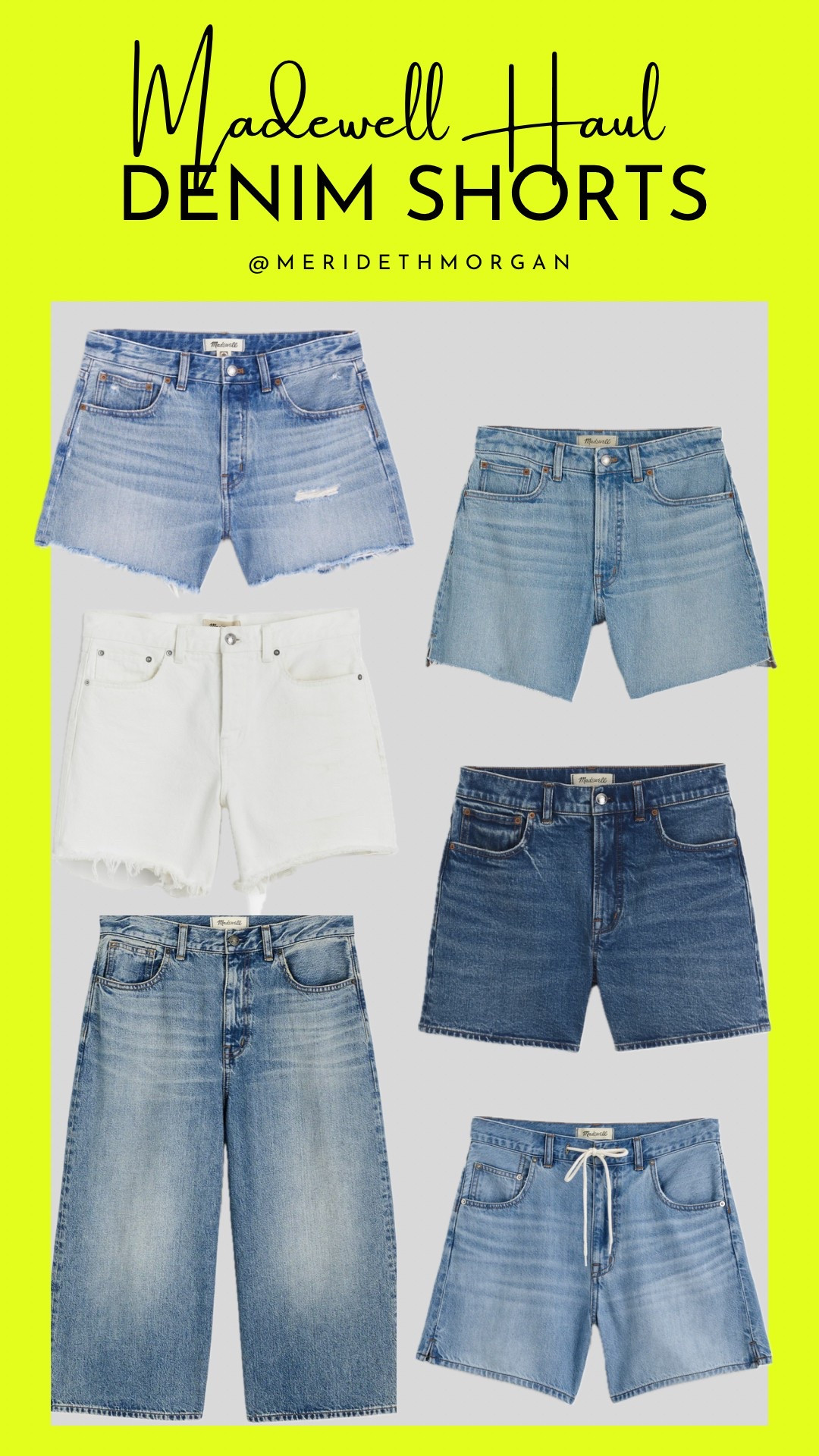 Denim shorts haul from Madewell 🌟

Shops Madewell’s sale May 16-19!!

#LTKMidsize #LTKxMadewell