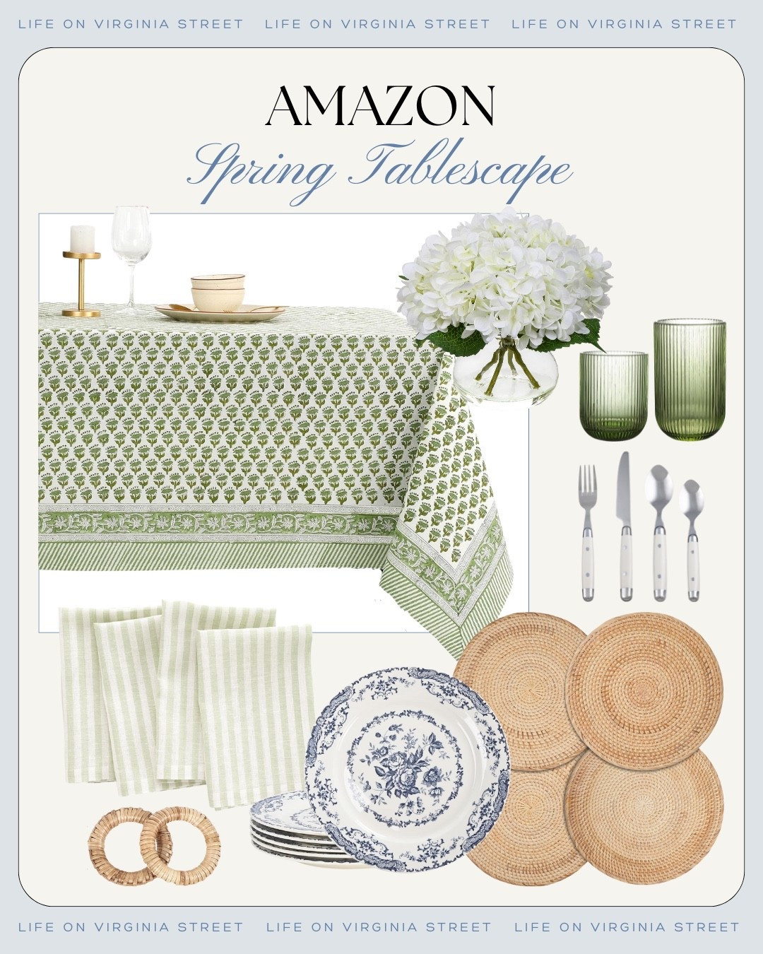 Amazon spring tablescape 🙌🏻🙌🏻

#LTKdayinmylife #LTKSeasonal #LTKHome