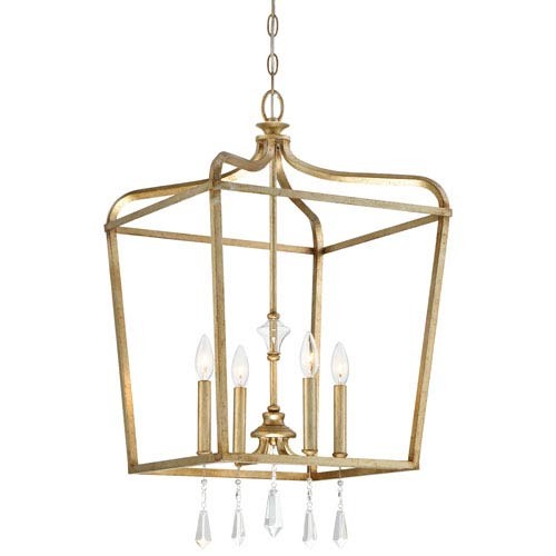Minka Lavery Laurel Estate Brio Gold Four Light 17 Inch Wide Pendant 4448 582 | | Bellacor