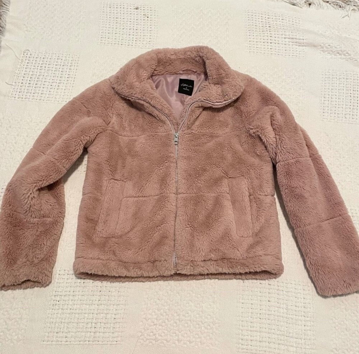 #pink #pinkjacket #fauxfurjacket #pinkfuzzyjacket #winter #furrcoat