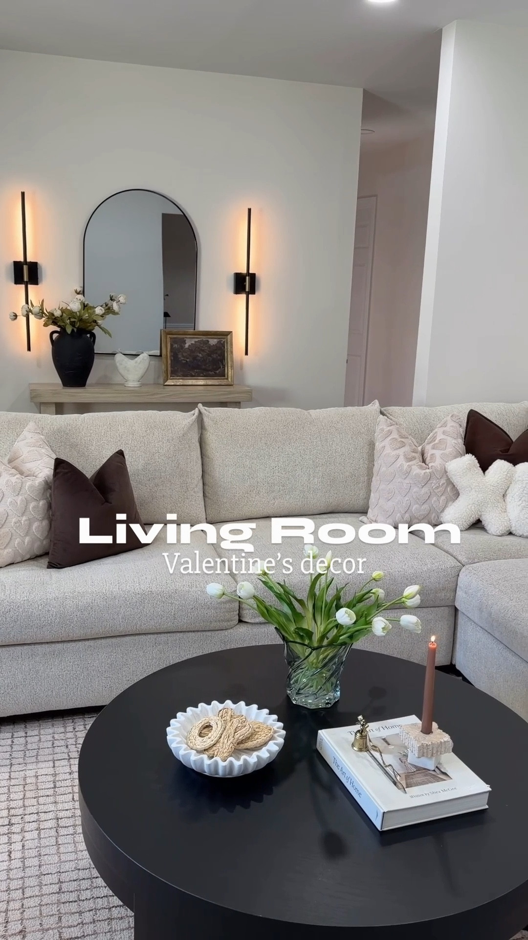 Neutral Valentines decor 

#LTKHome #LTKSeasonal