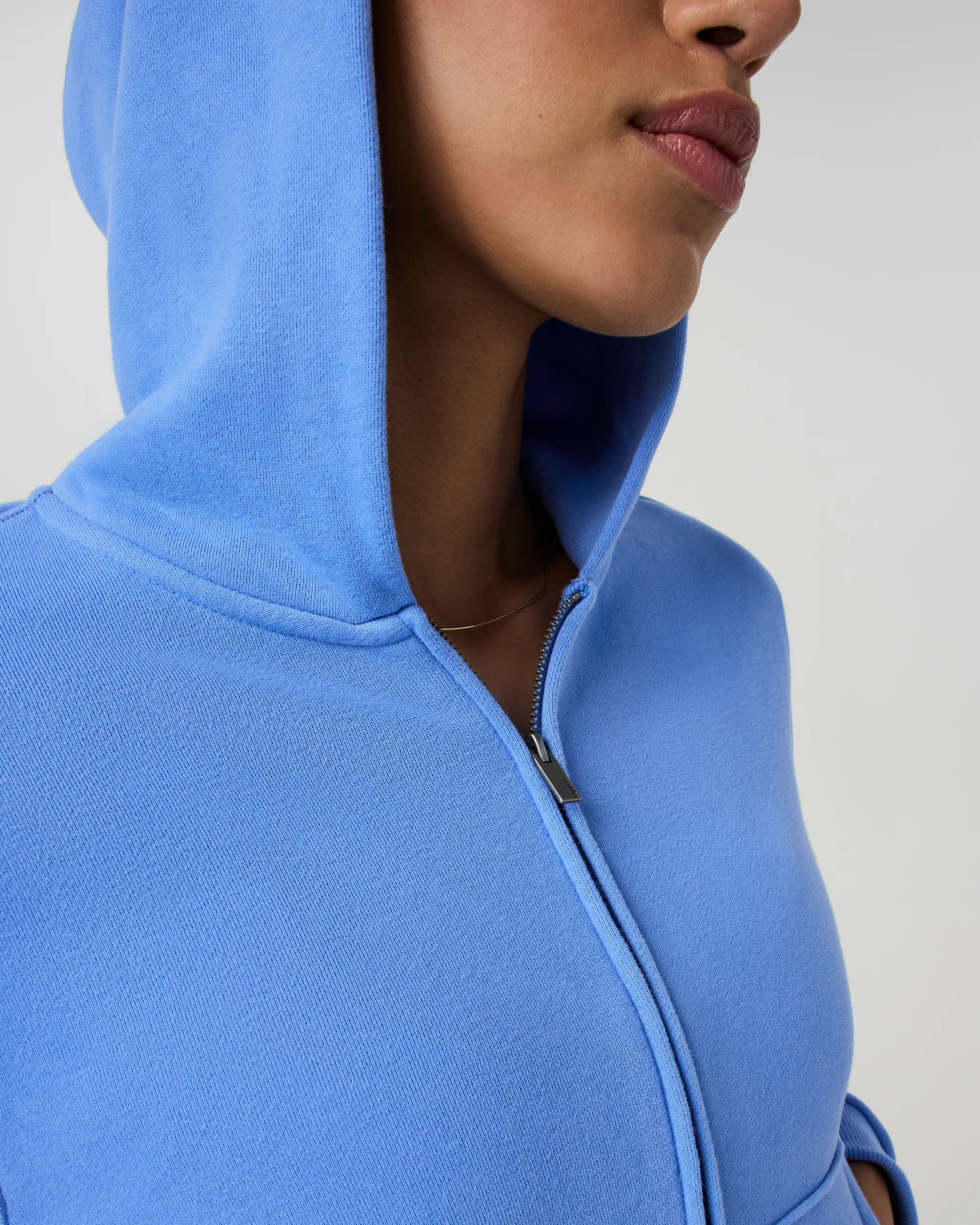 Sedona Classic Full Zip – Women's Riviera Blue Sweatshirt – Vuori | Vuori Clothing (US & Canada)