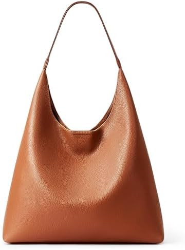 KALIDI Slouchy Hobo Bag Vegan Leather Suede Tote Bag Women Weekender Shoulder for Casual Travel P... | Amazon (US)