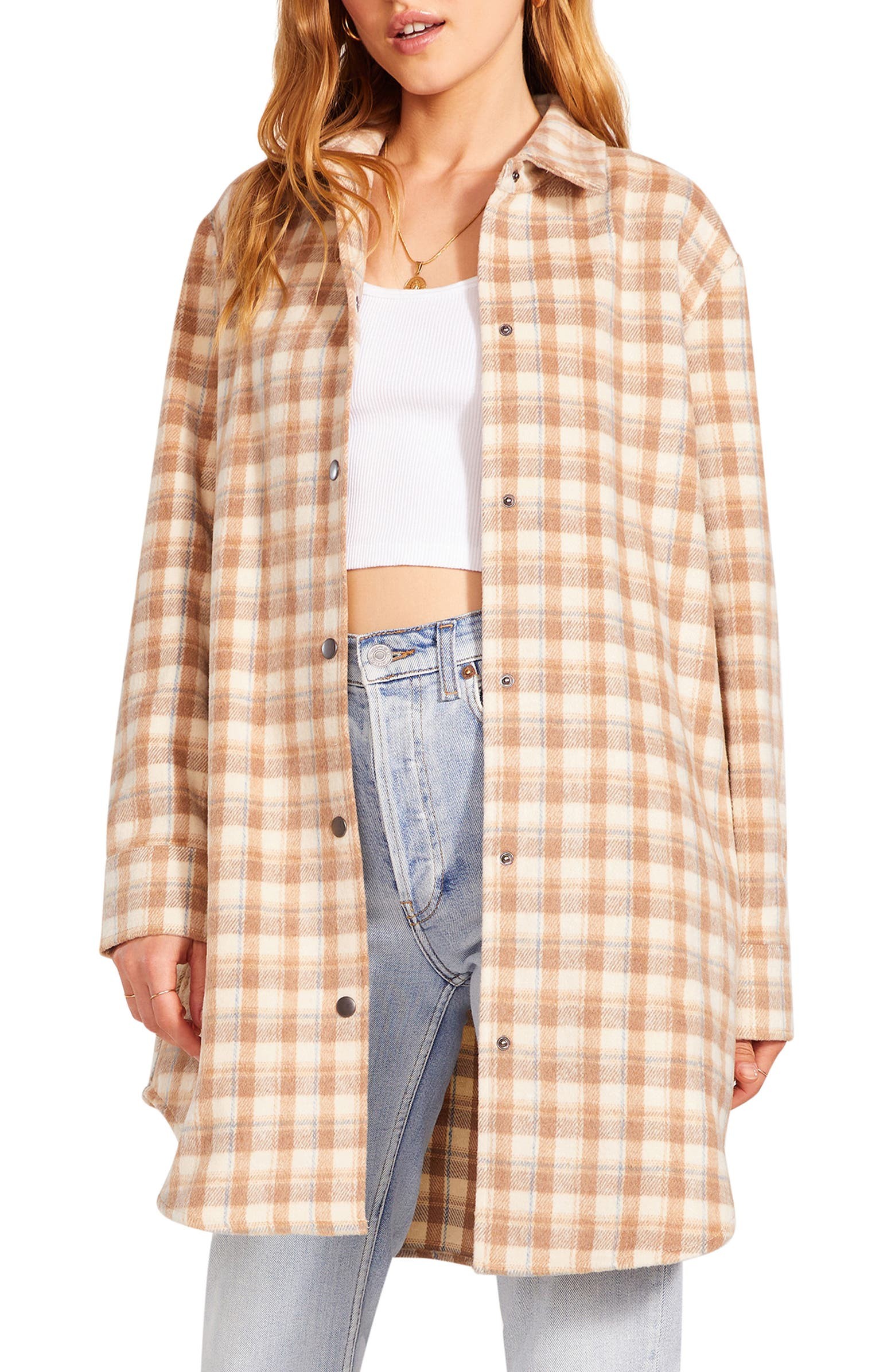 BB Dakota Eldridge Plaid Shirt Jacket | Nordstrom | Nordstrom