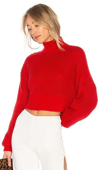 Lovers + Friends Union Sweater in Red | Revolve Clothing (Global)