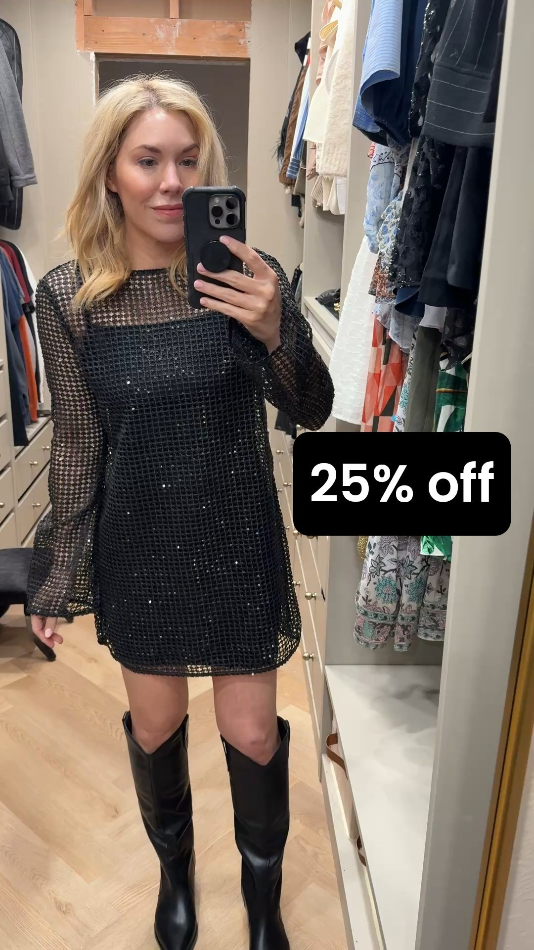 Mixing dressy with western boots (what do you think?)

Christmas party dress
Christmas dress
Party dress
NYE Dress
New Year’s Eve Dress 

#LTKHoliday #LTKSaleAlert #LTKdayinmylife