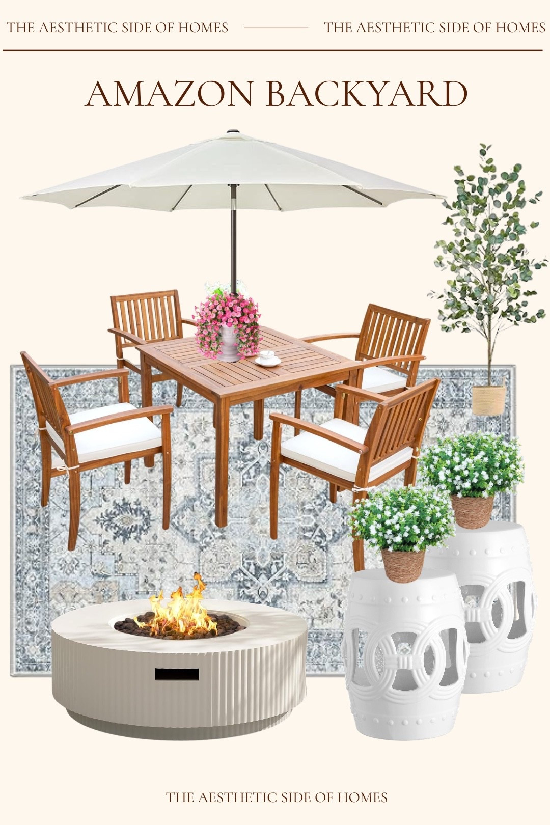 Spring backyard refresh is officially underway. From the cozy fire pit to the chic dining set, these are perfect for hosting. 

#LTKHome #LTKSeasonal
