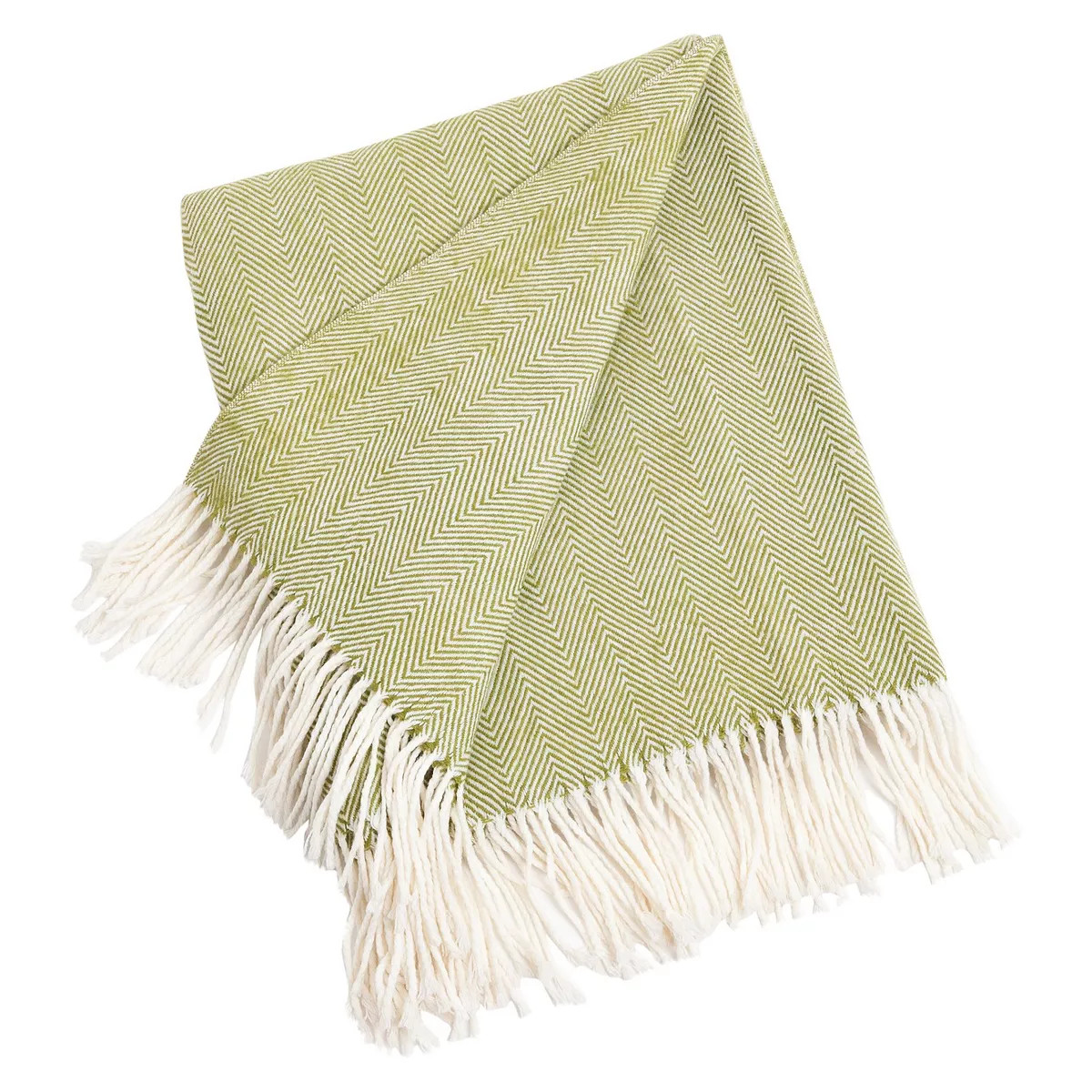 50"X60" Herringbone Tassel Fringe Throw Blanket - Saro Lifestyle | Target