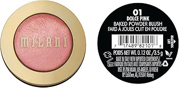 Milani Baked Blush - Dolce Pink (0.12 Ounce) Cruelty-Free Powder Blush - Shape, Contour & Highlig... | Amazon (US)