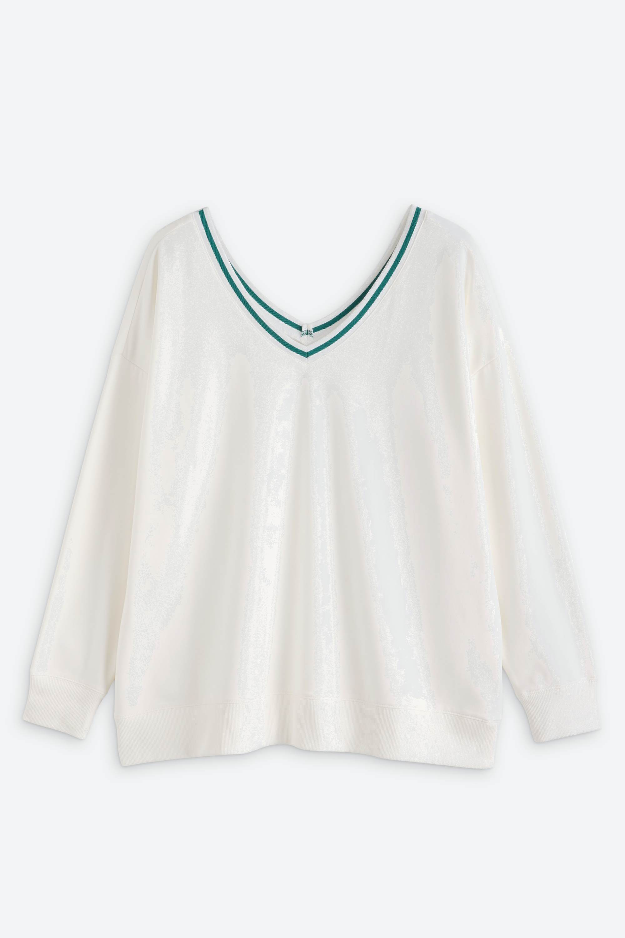 Wandersoft Fleece V-Neck Pullover Sweatshirt | Stitch Fix