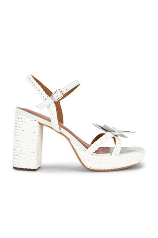 Solia Sandal in White | Revolve Clothing (Global)